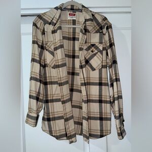 Wrangler Tan Flannel